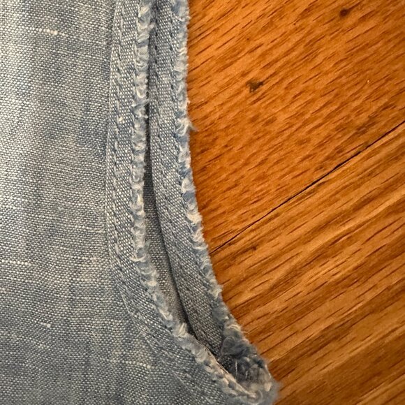 Soft Joie Casual sky Blue  Sleeveless Dress has pockets Size M - Picture 5 of 6